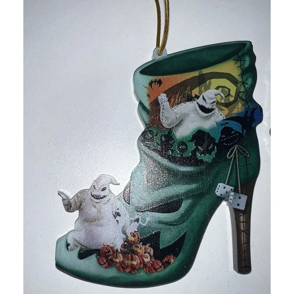 Set of 6 4 Double Sided Nightmare Before Christmas Ornaments‎ Brand New